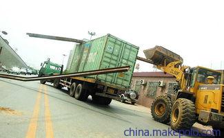 春節將到工廠進出口集裝箱運輸青島港車隊陸運卡車