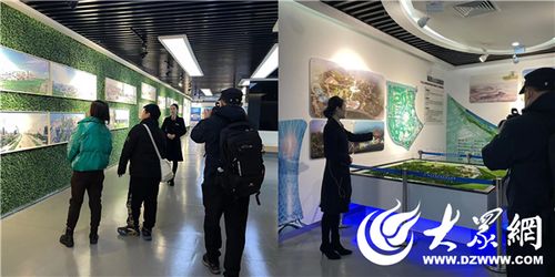 煙臺開發(fā)區(qū)城市展示中心為散客提供義務(wù)講解服務(wù)